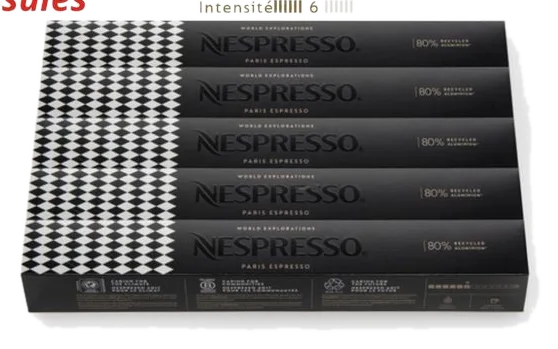 Nespresso Original Paris Lungo Capsules