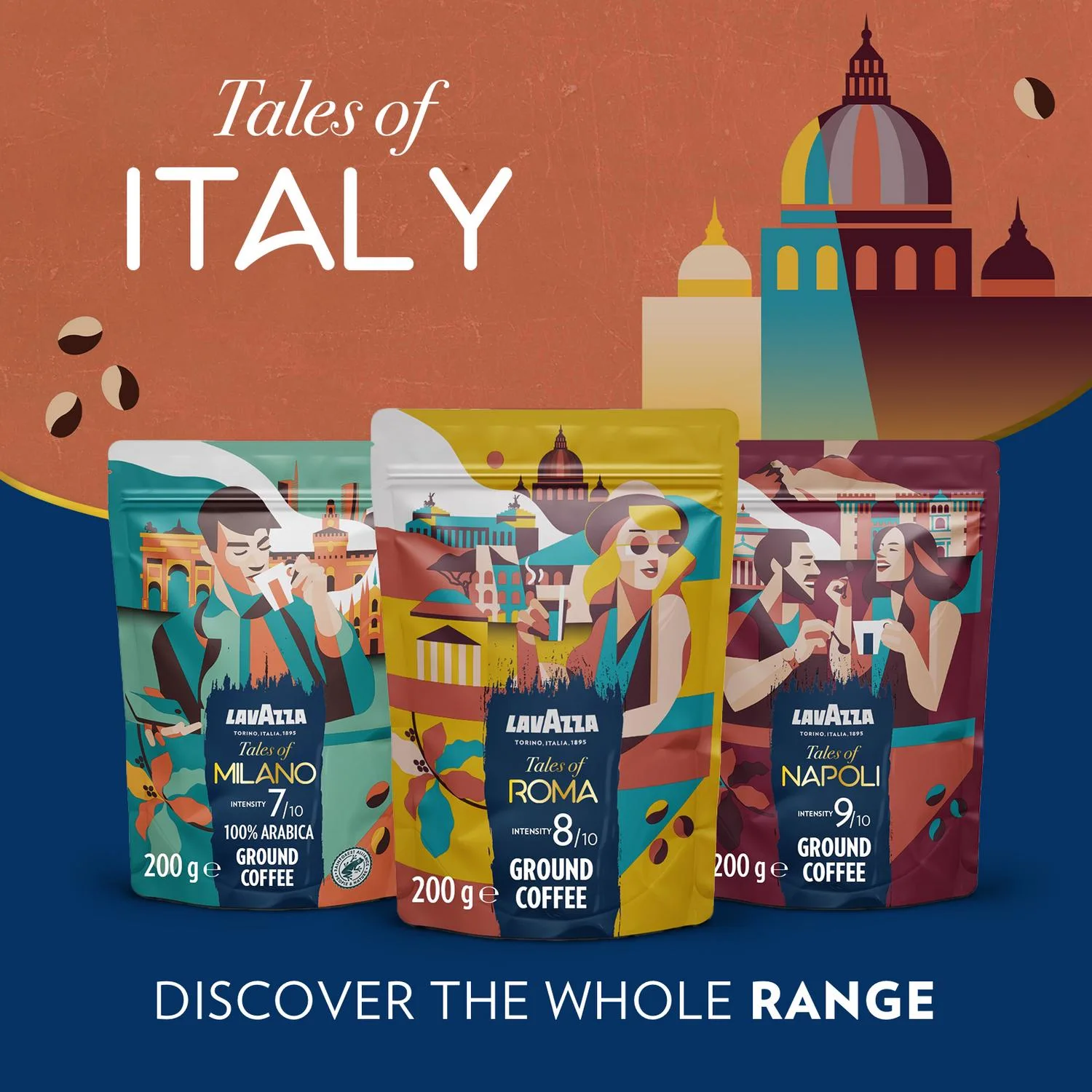 Lavazza Tales of Roma Ground Coffee