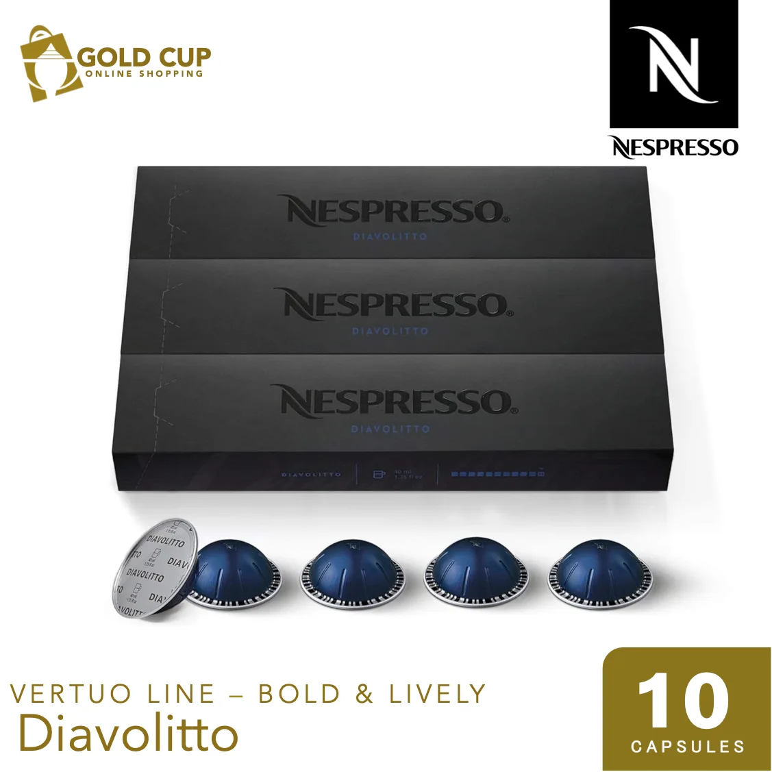Nespresso Vertuo Diavolitto Capsules