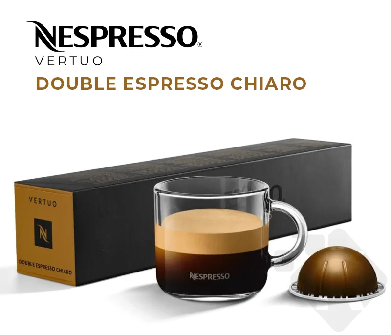 Nespresso Vertuo Double Chiaro Capsules